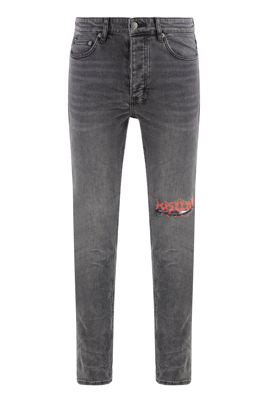 Black 5-Pocket Skinny Jeans Cotton