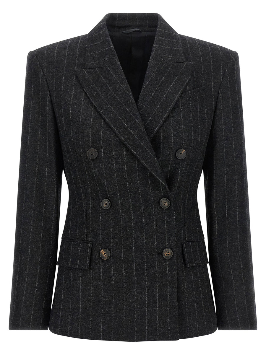 Brunello Cucinelli Pinstripe Blazer