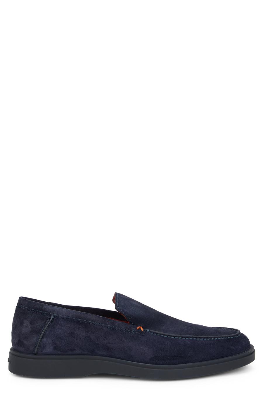 Loafers Blue Suede Calfskin