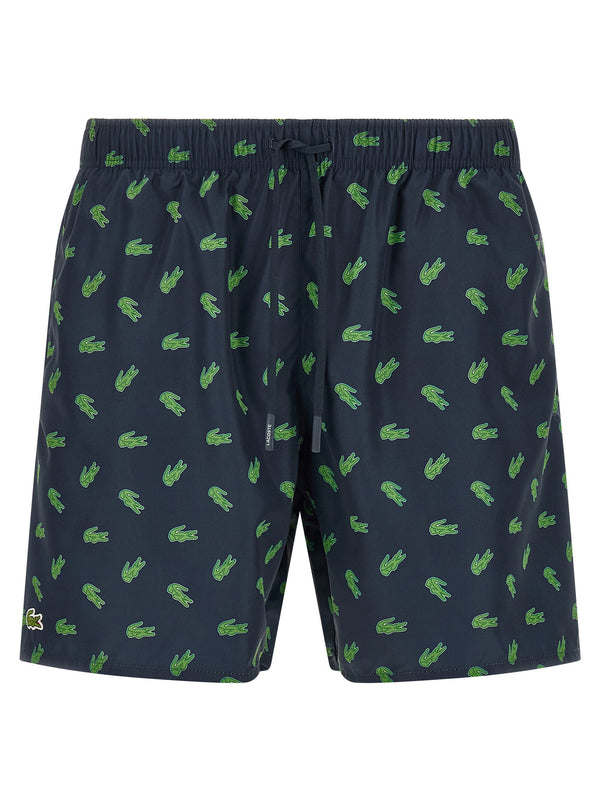Lacoste Crocodile Swimsuit