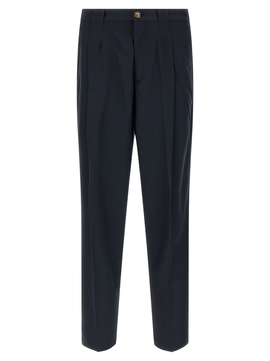 بنطال تشينو Brunello Cucinelli قطن — كحلي