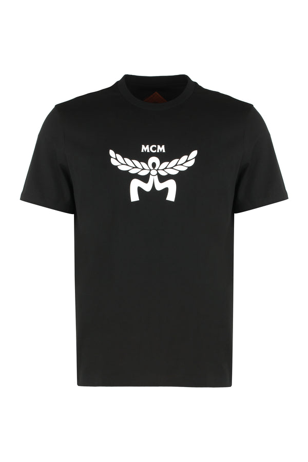 Cotton Crew-Neck T-Shirt Black T-shirts