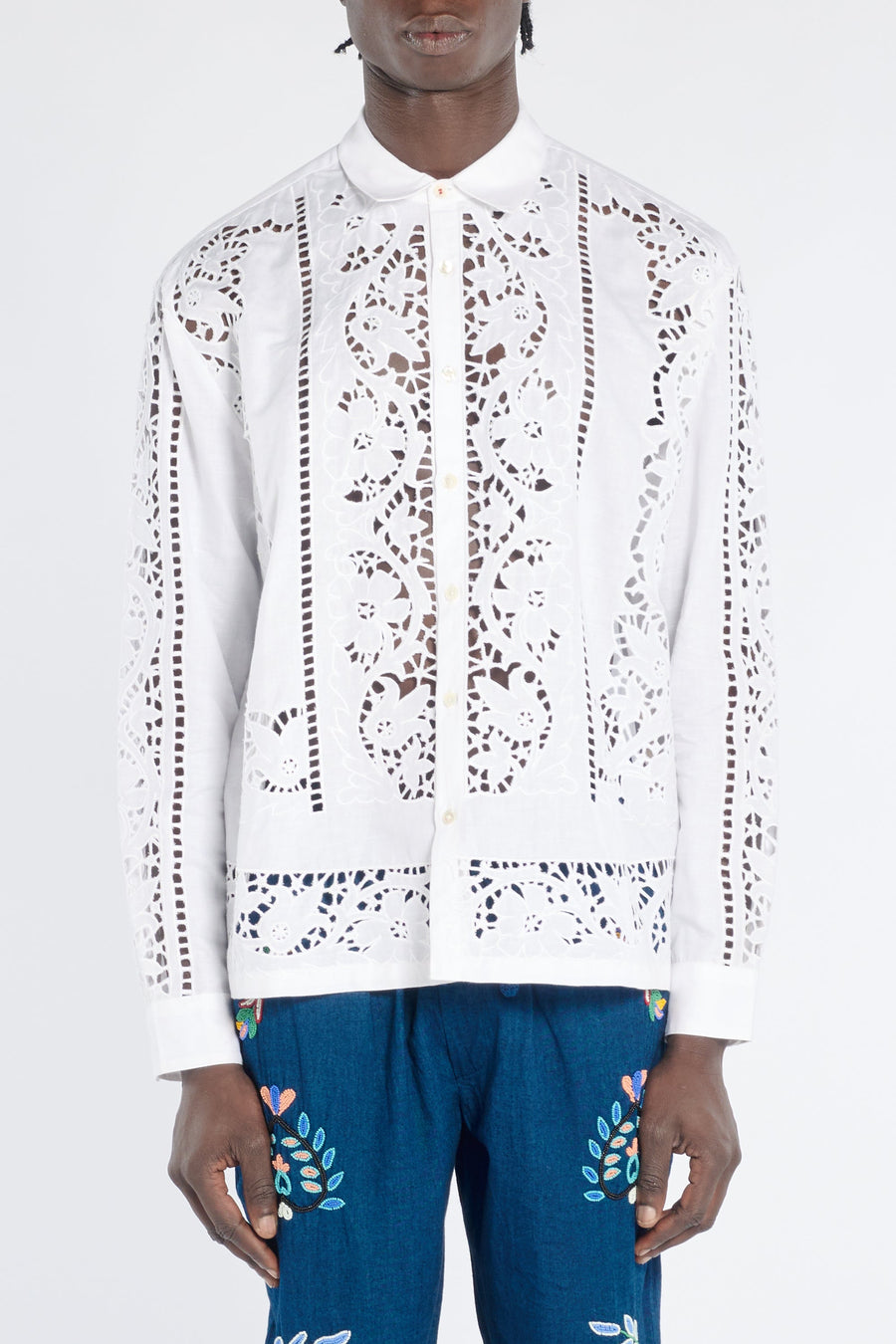 Baziszt Cotton shirt in white