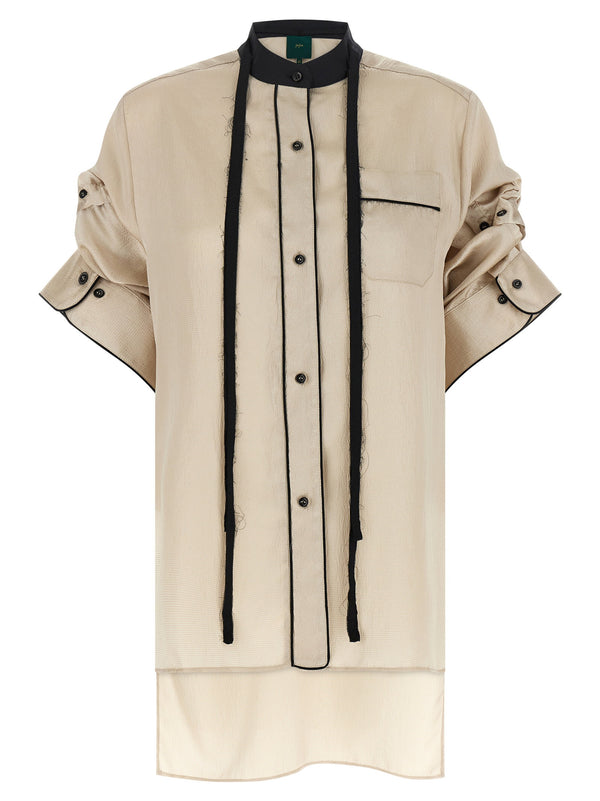 Maison Jejia Berta Shirt — Beige