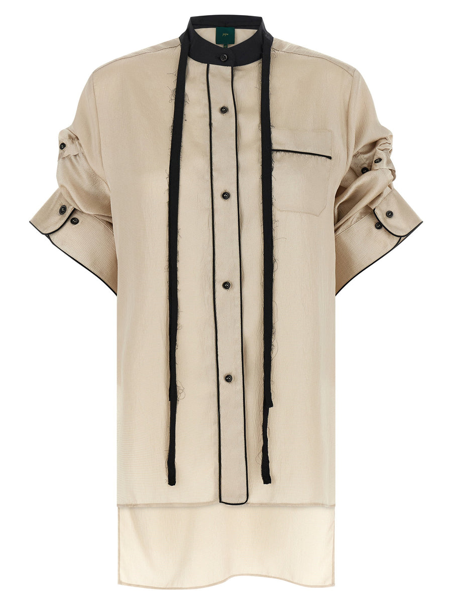 Maison Jejia Berta Shirt — Beige