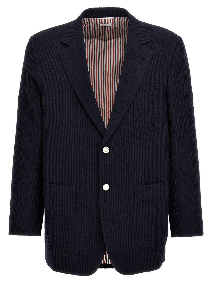 جاكيت سيايرزكر أحادي الصدر Thom Browne بليزر
