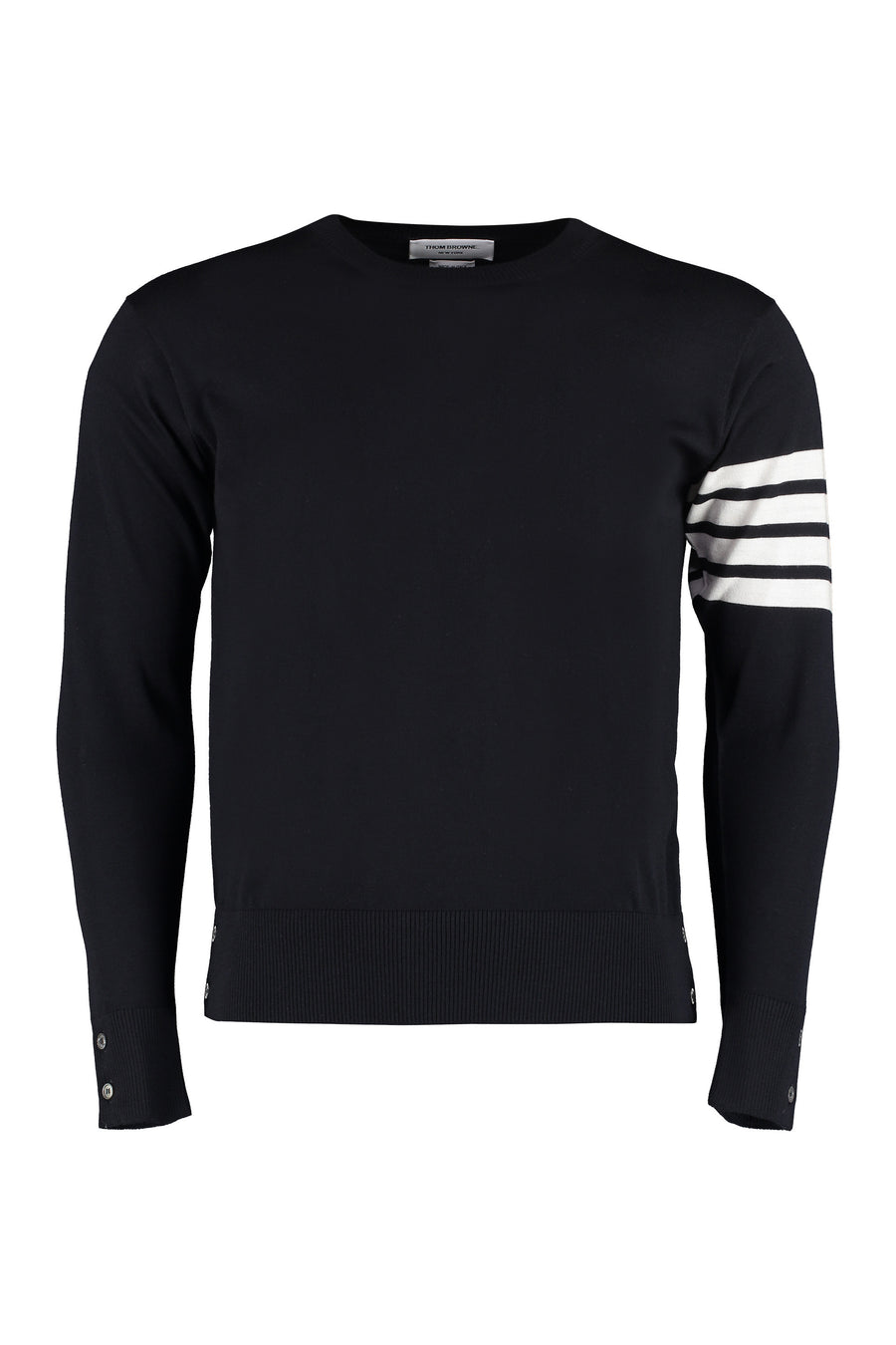 Merino Wool Crew-Neck Sweater Blue Merinos Sweatshirts