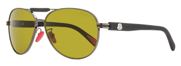 Moncler ML0241-H Metal sunglasses in yellow