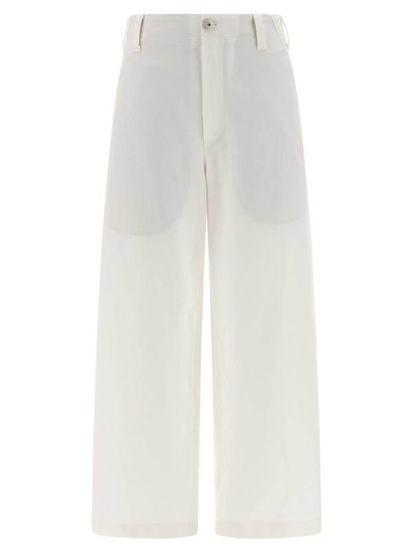 Brunello Cucinelli chino pants in white
