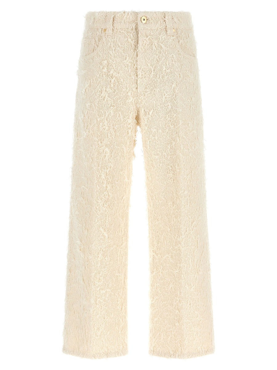 Brunello Cucinelli Contemporary Square Trousers — White