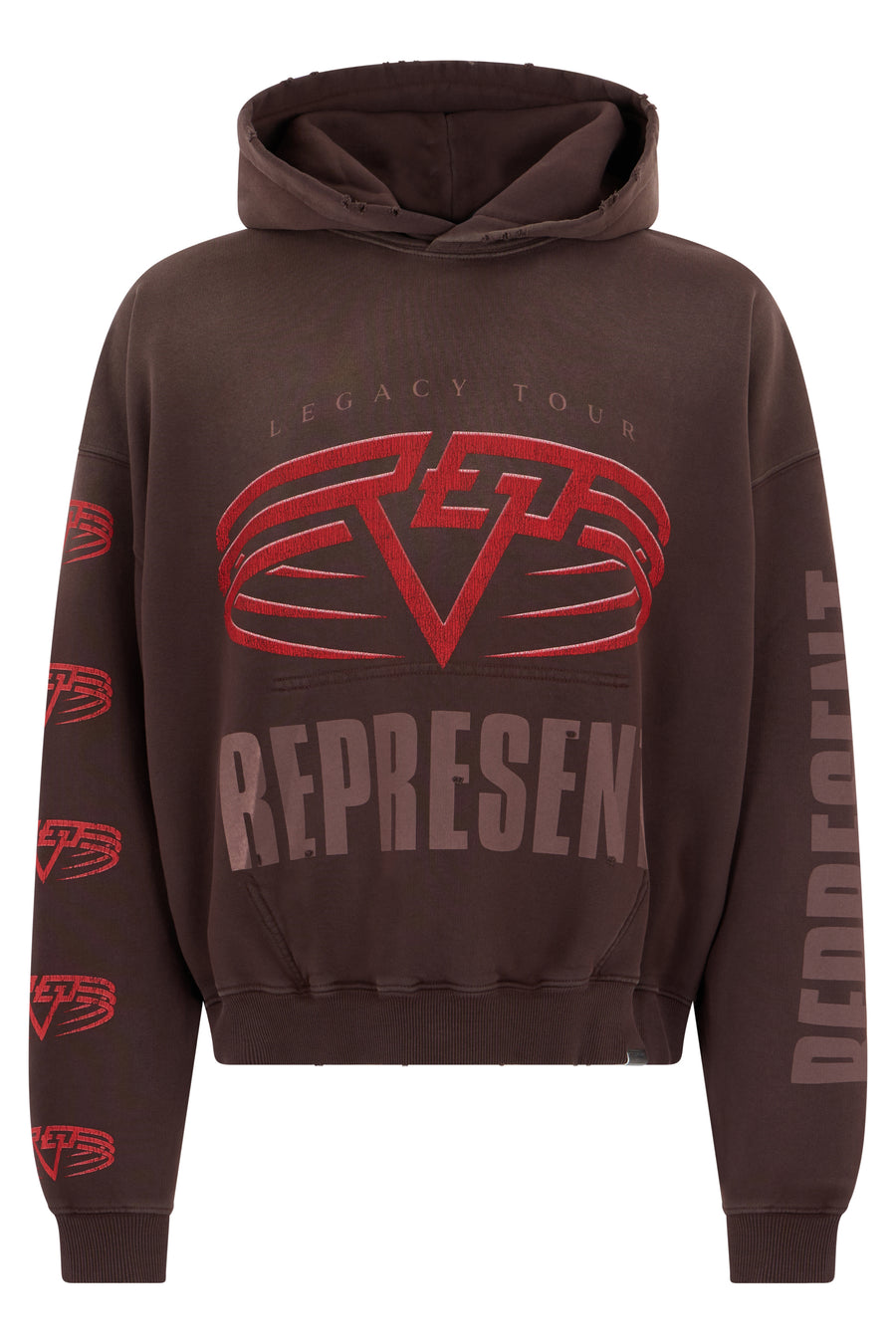 Hoodie Living Legacy Brown Cotton Jumpers