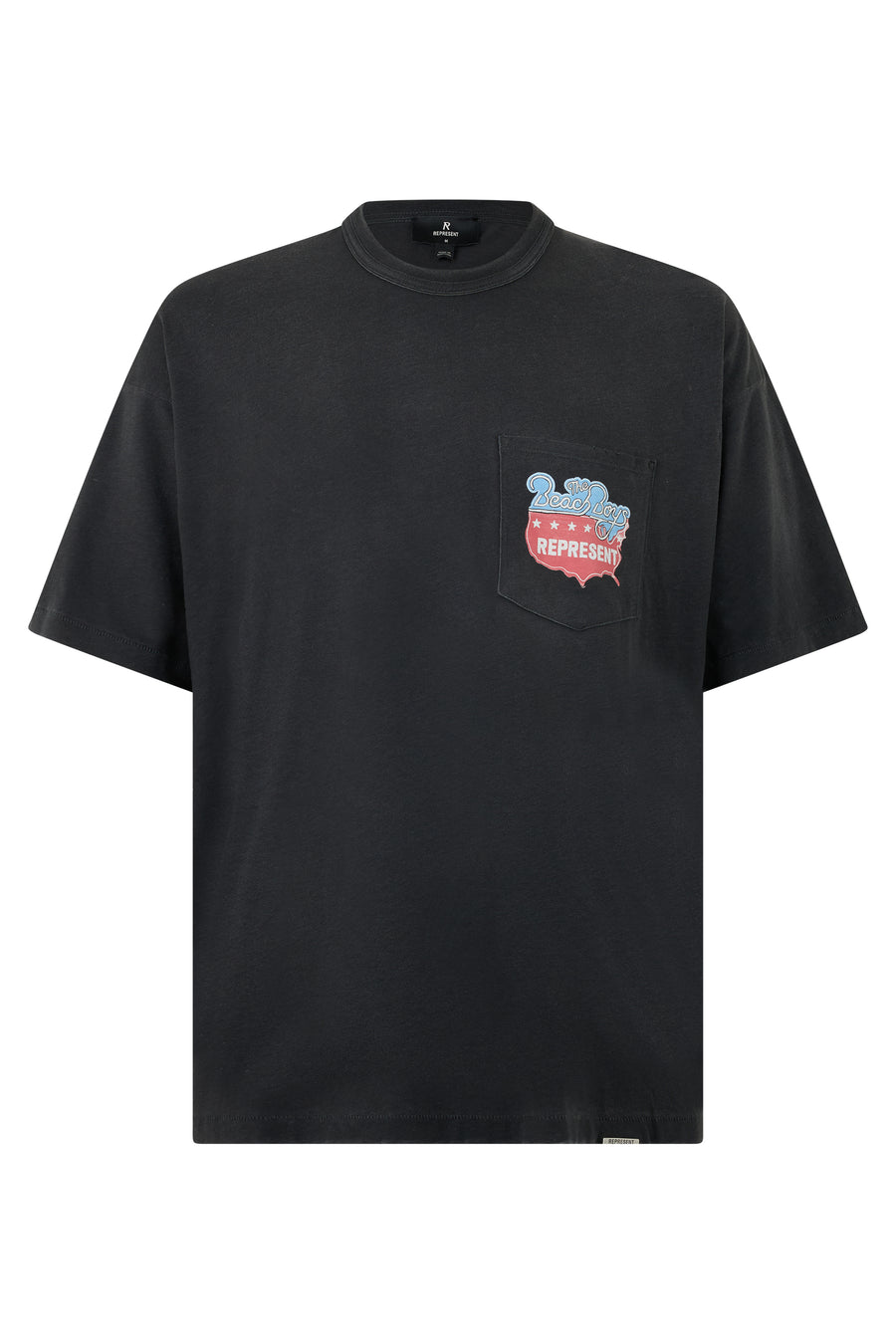 T-Shirt Stained Black Cotton T-shirts