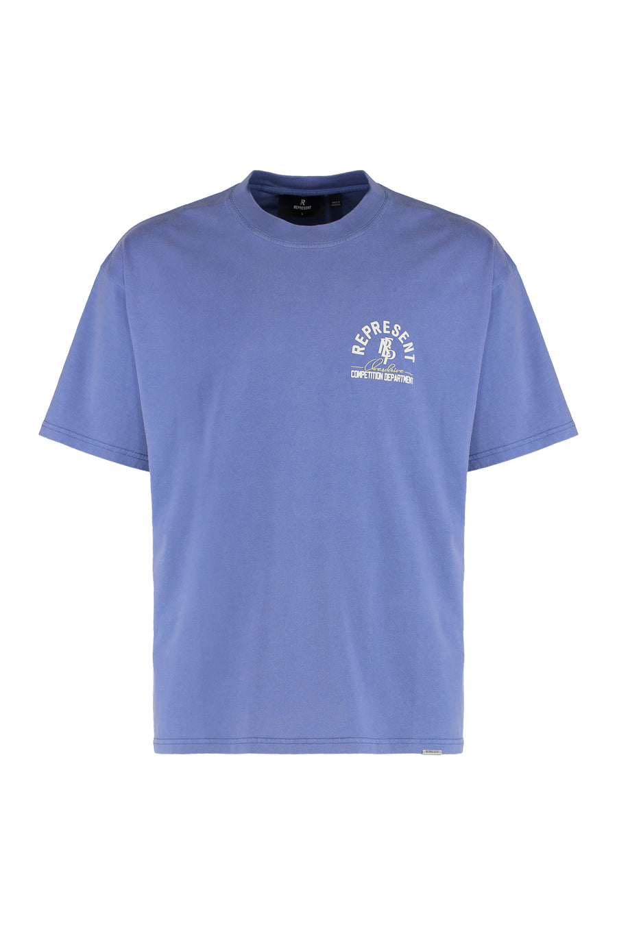 T-Shirt Crew-Neck Bright Blue Cotton T-shirts