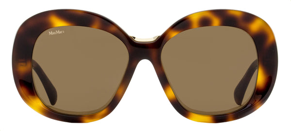 Max Mara MM0087-F Plastic (Acetate) sunglasses in brown — view 2