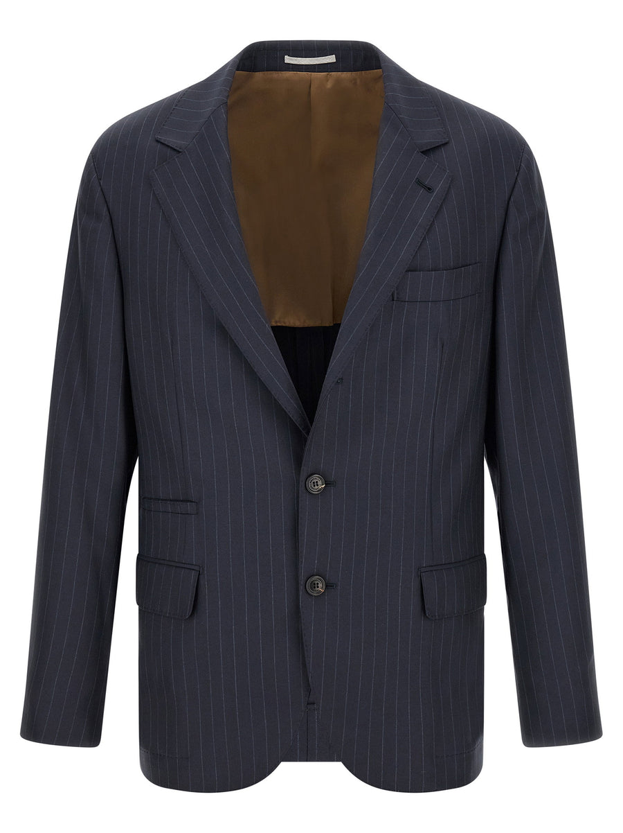 Brunello Cucinelli باتافيا بليزر — كحلي