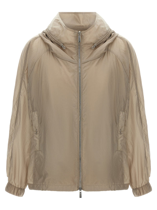 Moorer windbreaker in beige