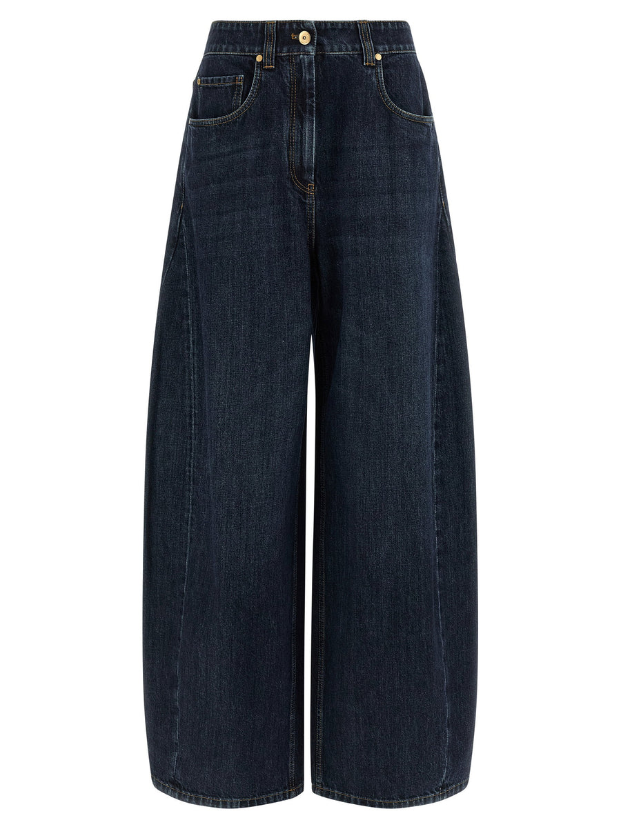 Brunello Cucinelli The Wide Barrel Jeans