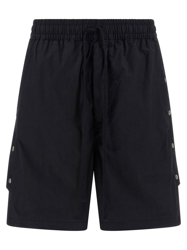 Thom Krom Low-Crotch Cotton Bermuda Shorts — Black
