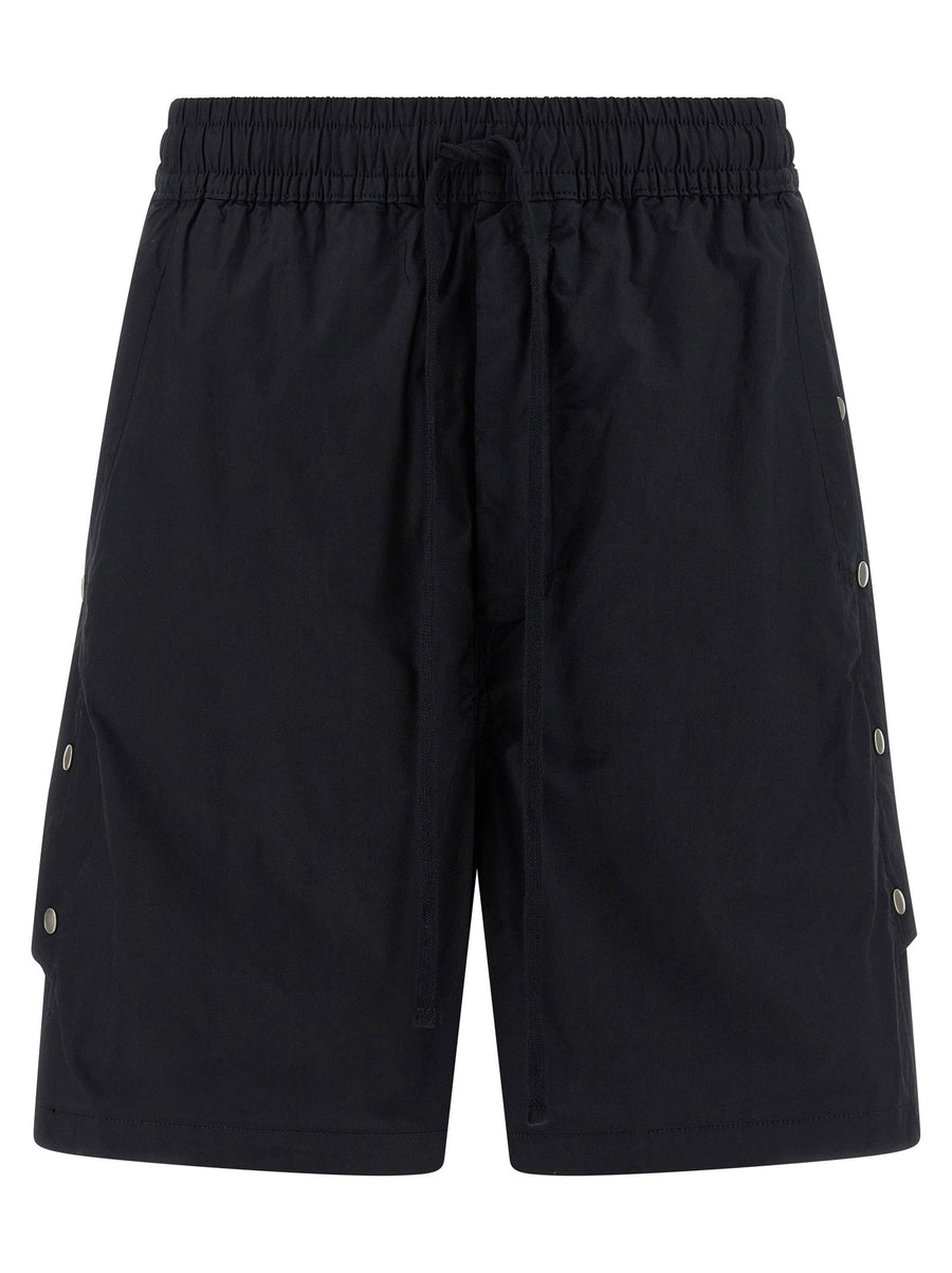Thom Krom Low-Crotch Cotton Bermuda Shorts — Black