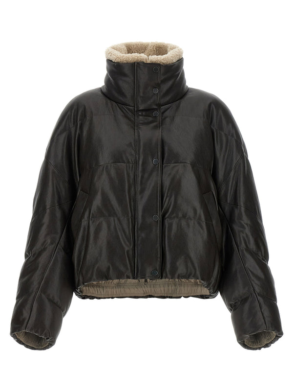 جاكيت Brunello Cucinelli داون جاكيت — أسود