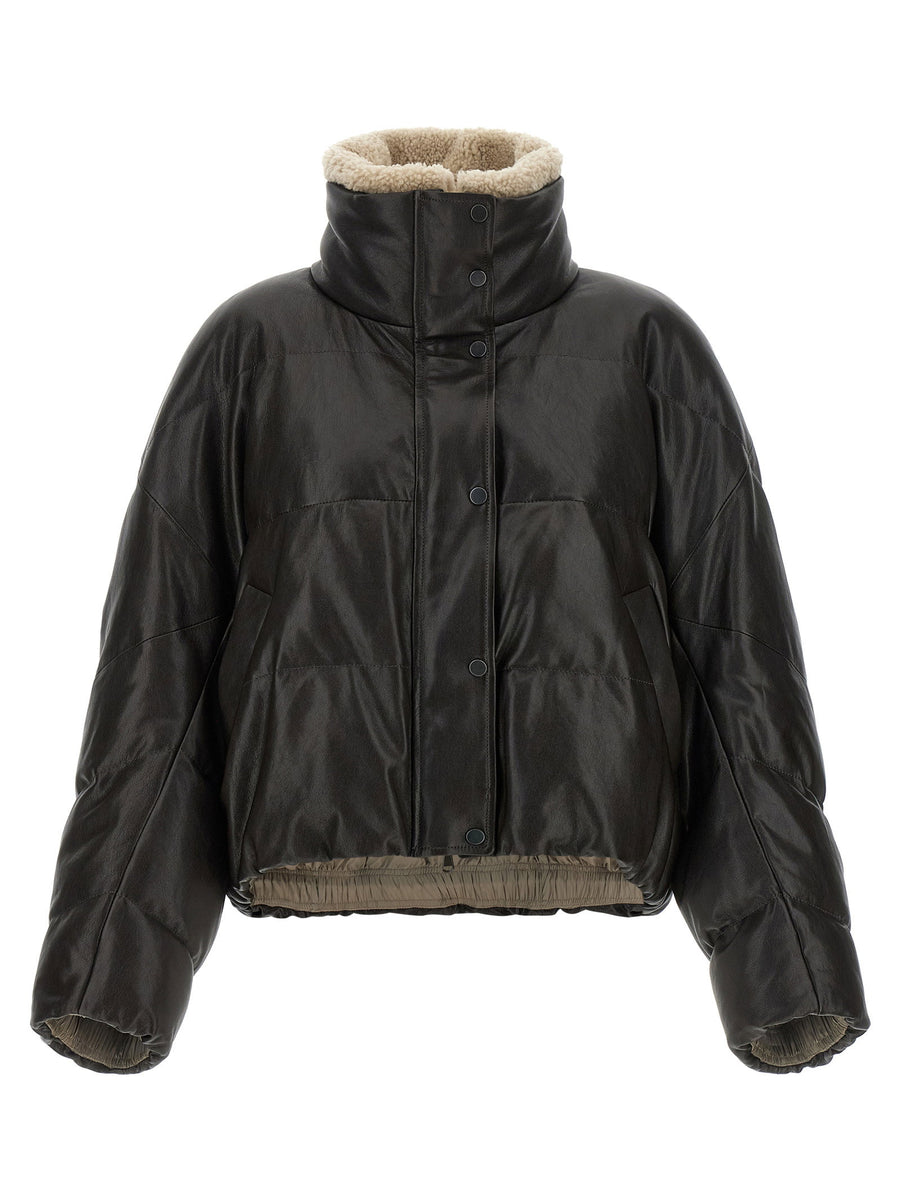 جاكيت Brunello Cucinelli داون جاكيت — أسود