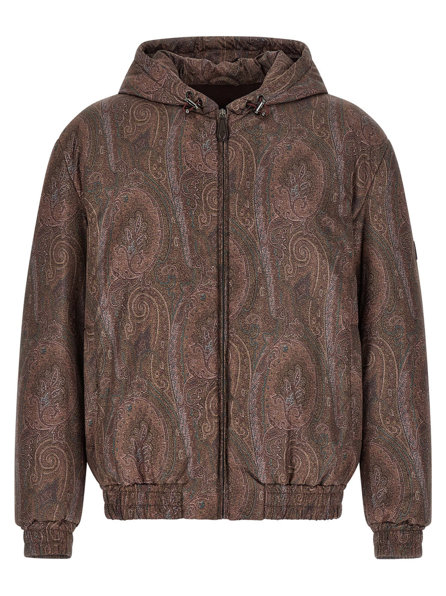 Etro Arnica Bomber Jacket — Brown