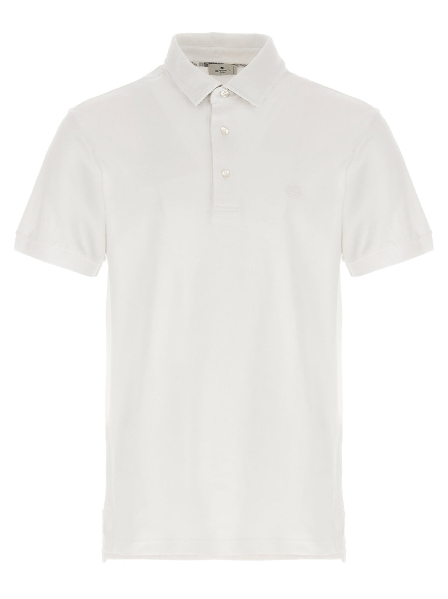 Etro Pegaso Polo Shirt — White