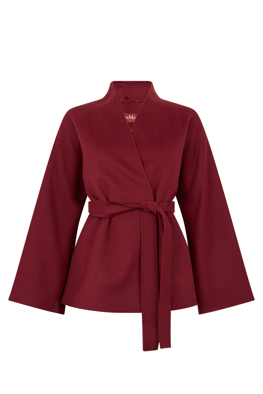 Wool Kimono Jacket Ruby Virgin