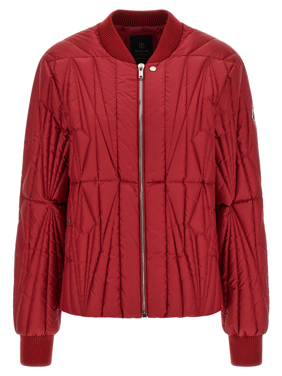 Rick Owens down jacket in red