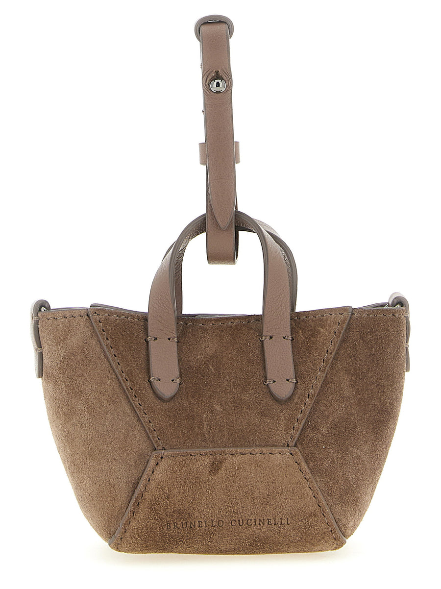 Brunello Cucinelli BC Duo Mini Bag — Taupe