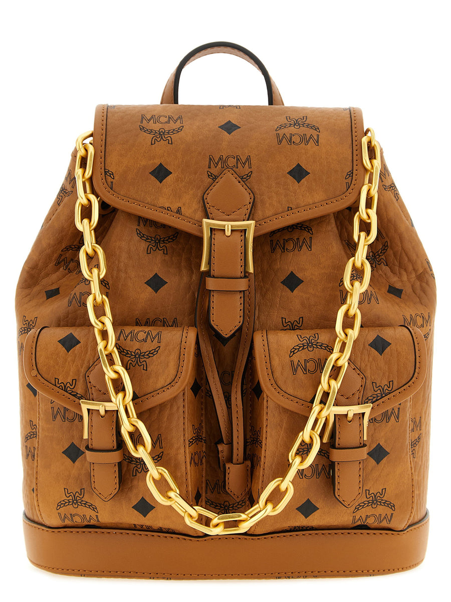 Mcm Backpack — Cognac