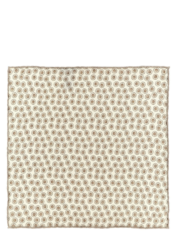 Brunello Cucinelli Polka Dot Pocket Clutch Bag