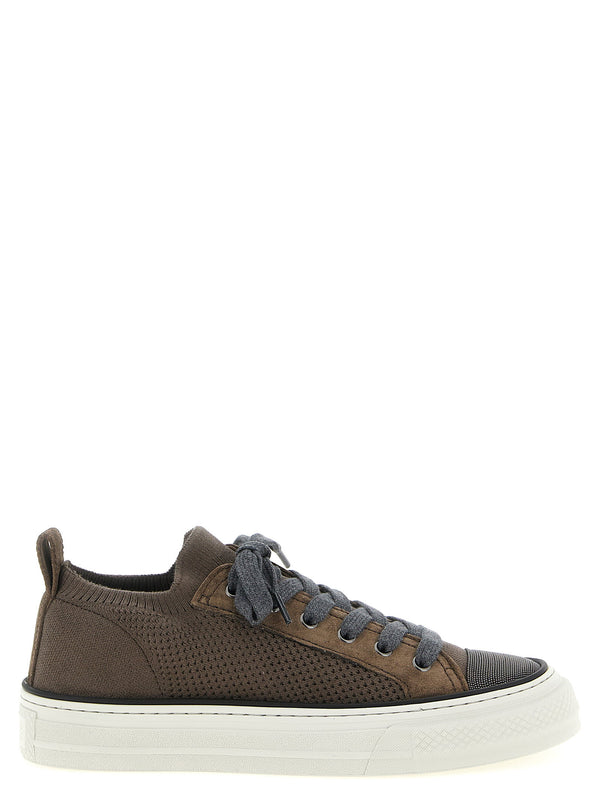 Brunello Cucinelli sneaker in brown
