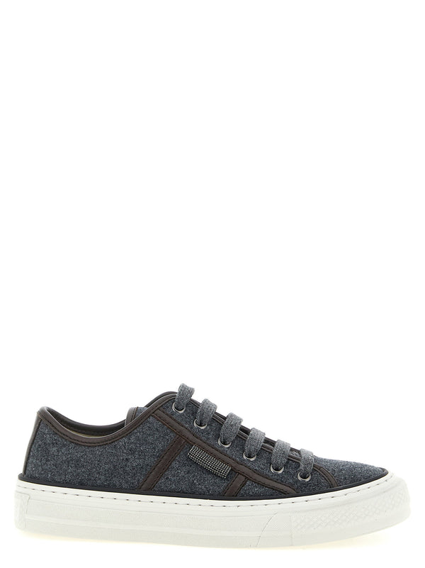 حذاء رياضي Brunello Cucinelli — رمادي