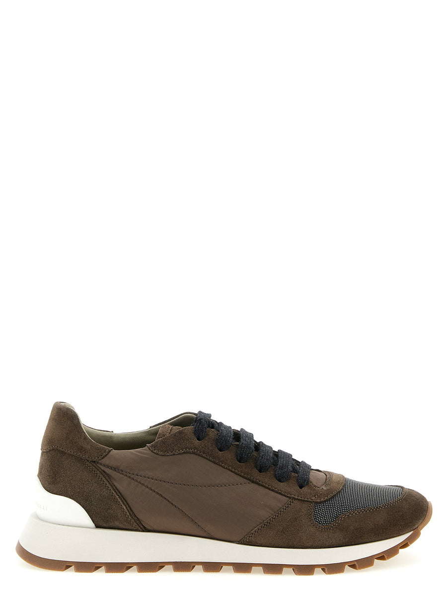 Brunello Cucinelli Active Sneaker — Taupe