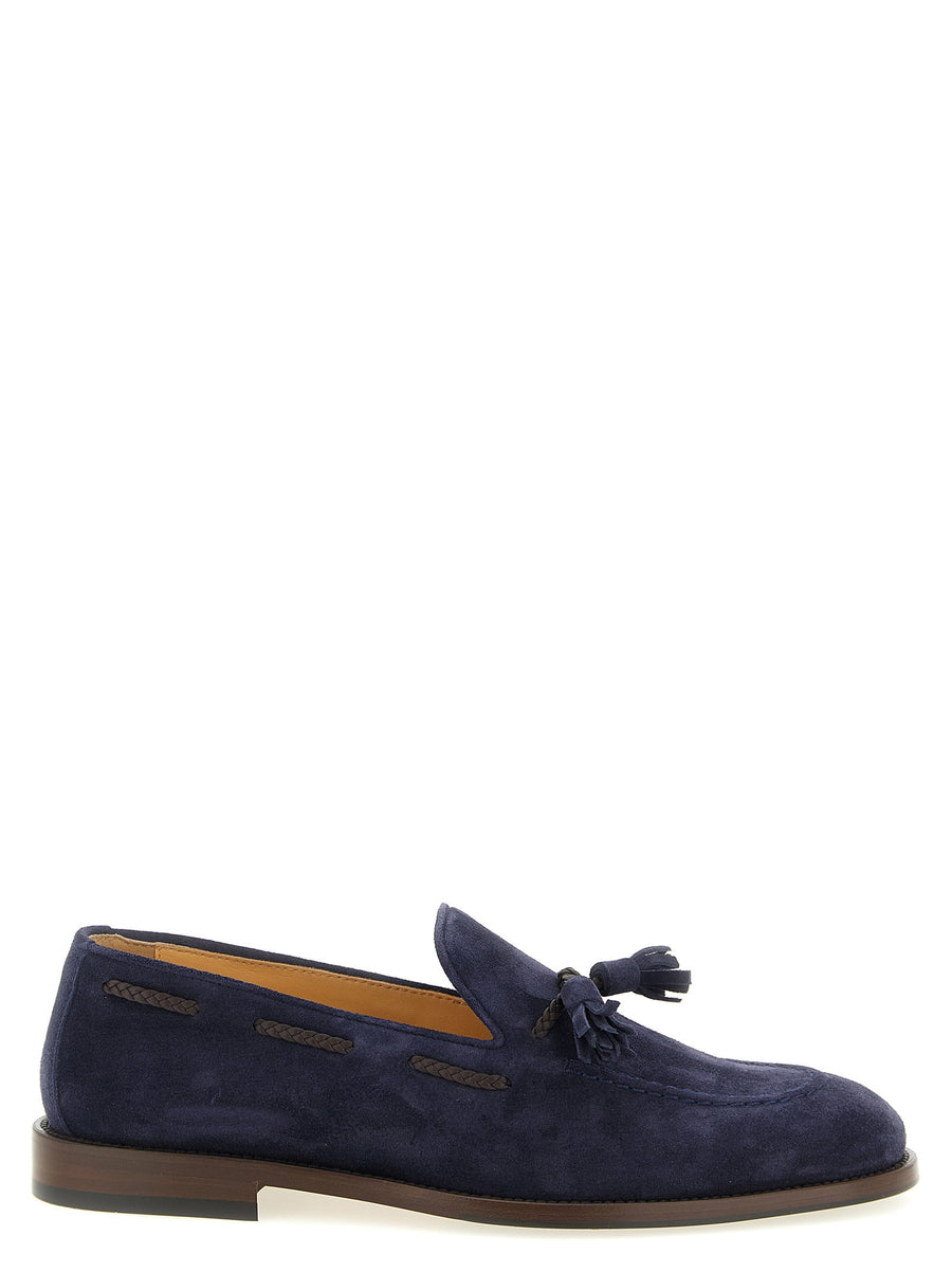 Brunello Cucinelli Nappi Loafer — Navy