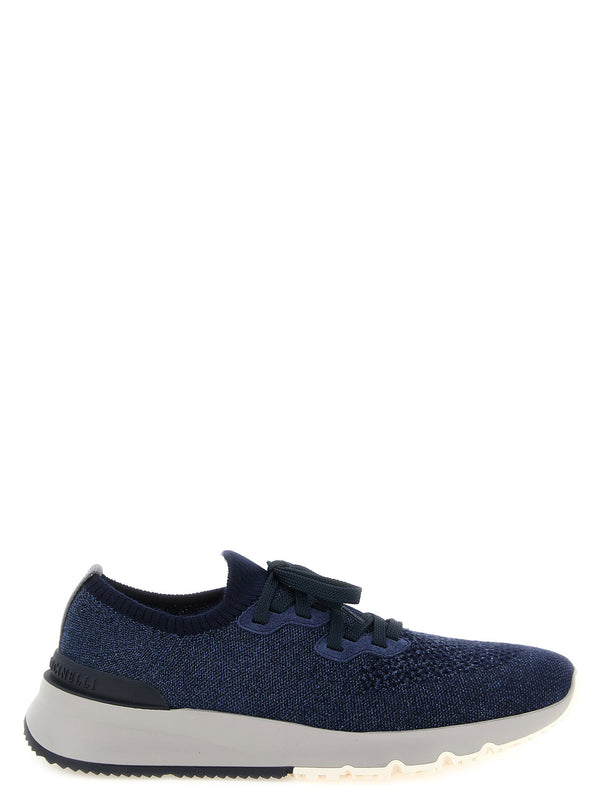Brunello Cucinelli Runners Sneaker — Navy