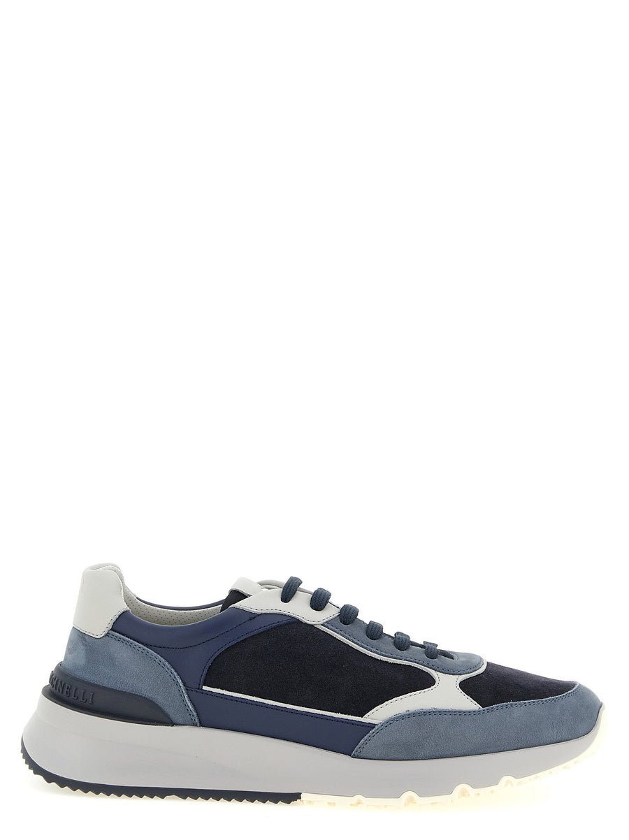 Brunello Cucinelli Runners Sneaker — Navy