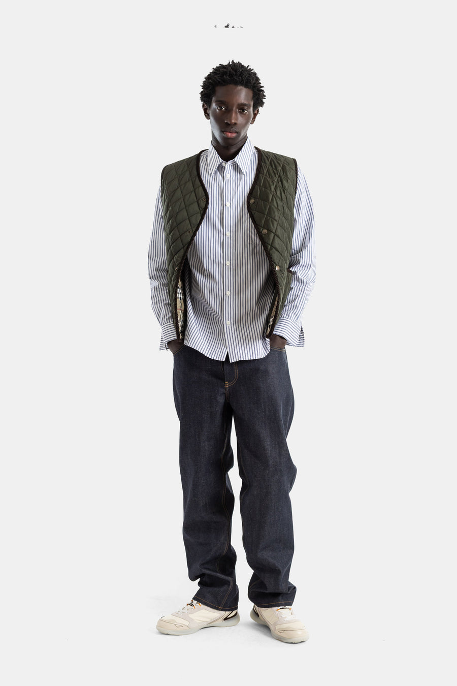 Burberry Polyamide nylon vest in green