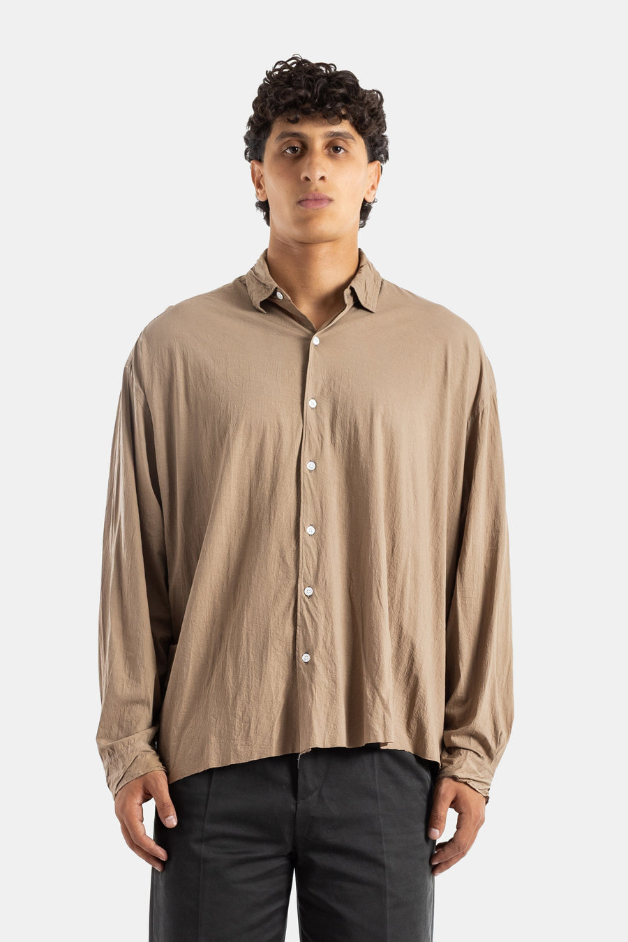 Kanemasa Phil. Cotton jersey shirt in beige