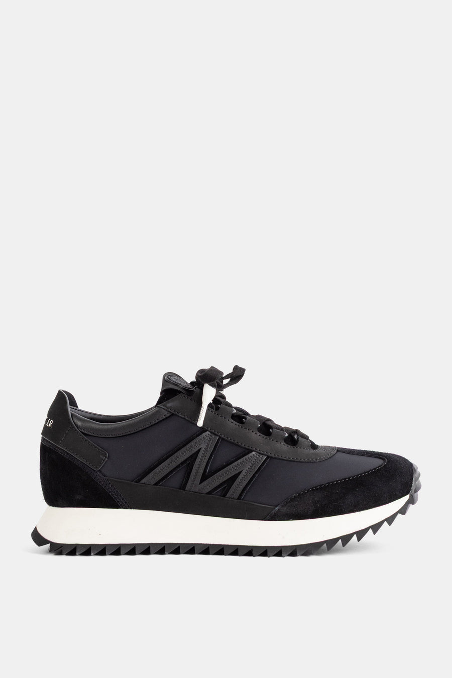 Moncler Satin nylon sneaker in black