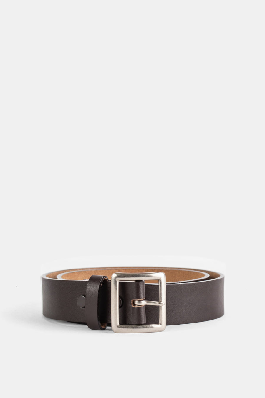Taiga Takahashi Leather belt in brown