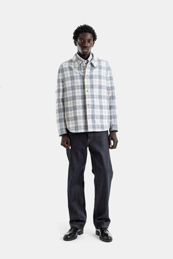 Thom Browne Cotton jacket-shirt in blue
