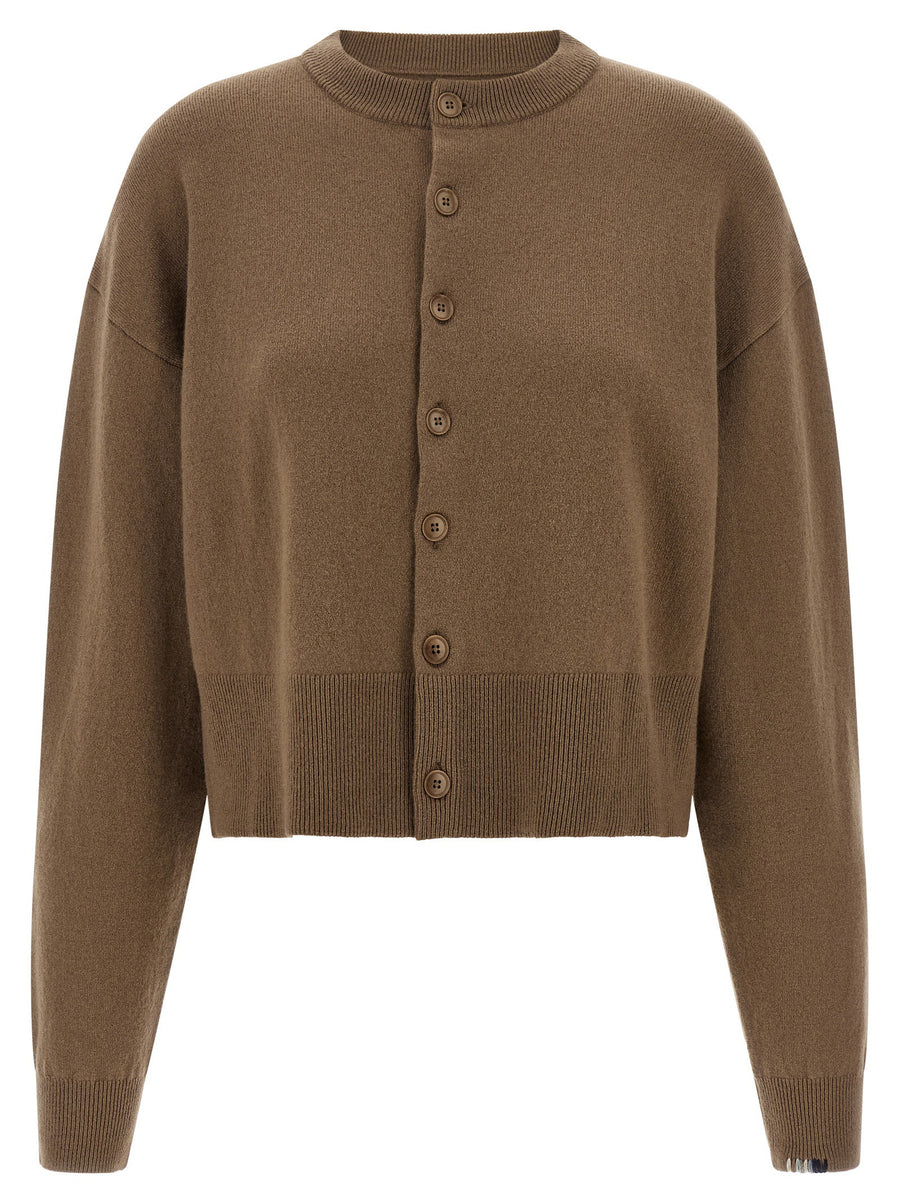 Extreme Cashmere Cardigan — Taupe
