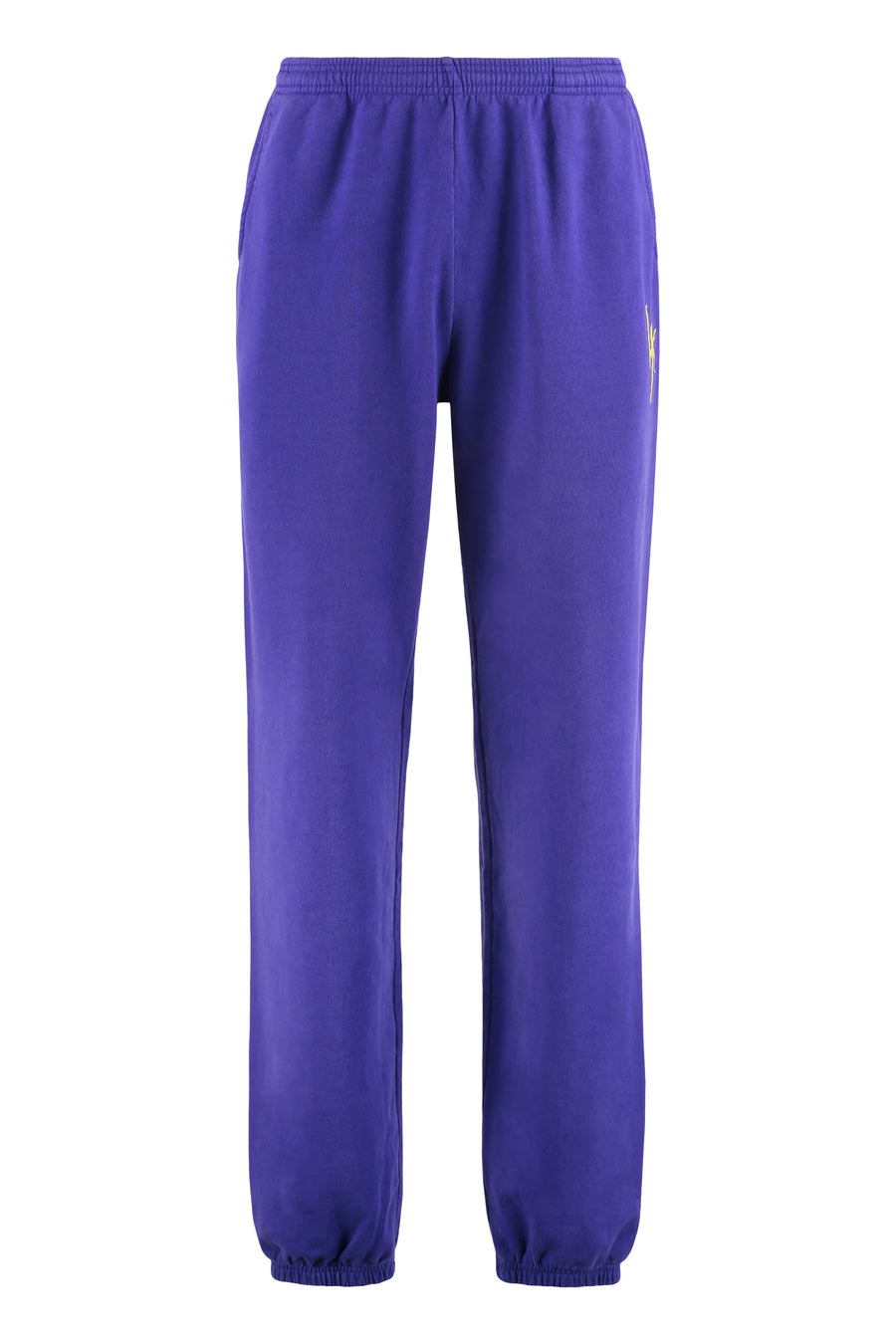Purple Cotton Track Pants