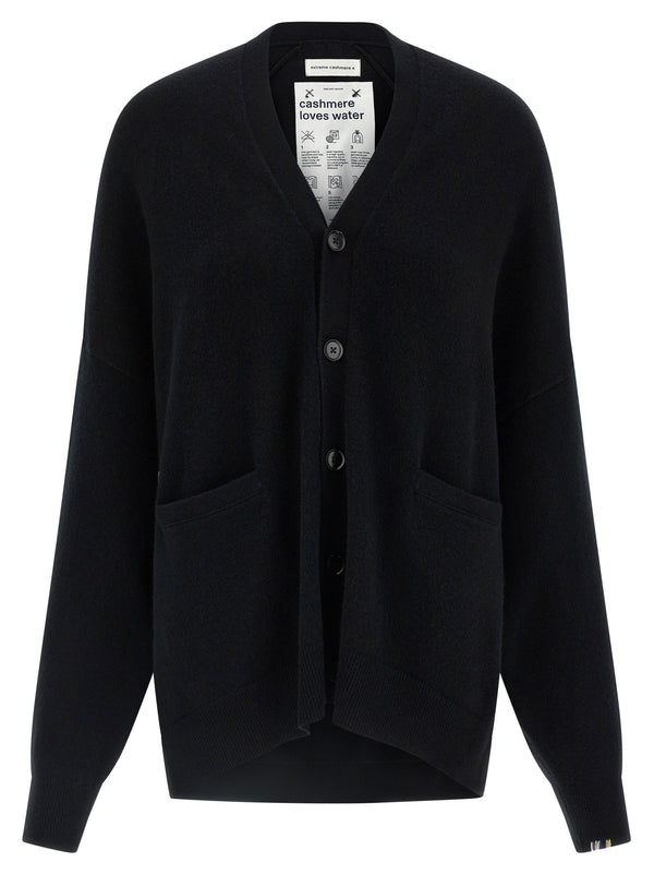Tokio من Extreme Cashmere كارديغان — أسود