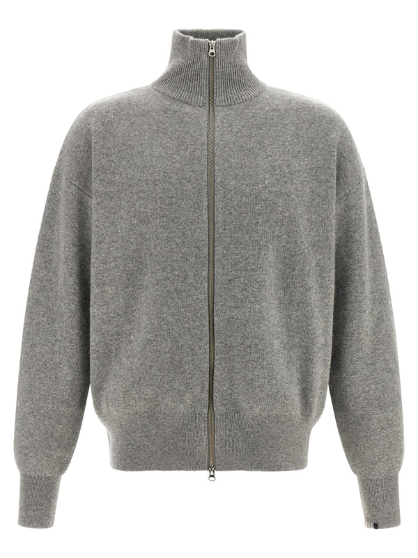 Pure كشمير Double حياكة كارديغان من Extreme Cashmere — رمادي