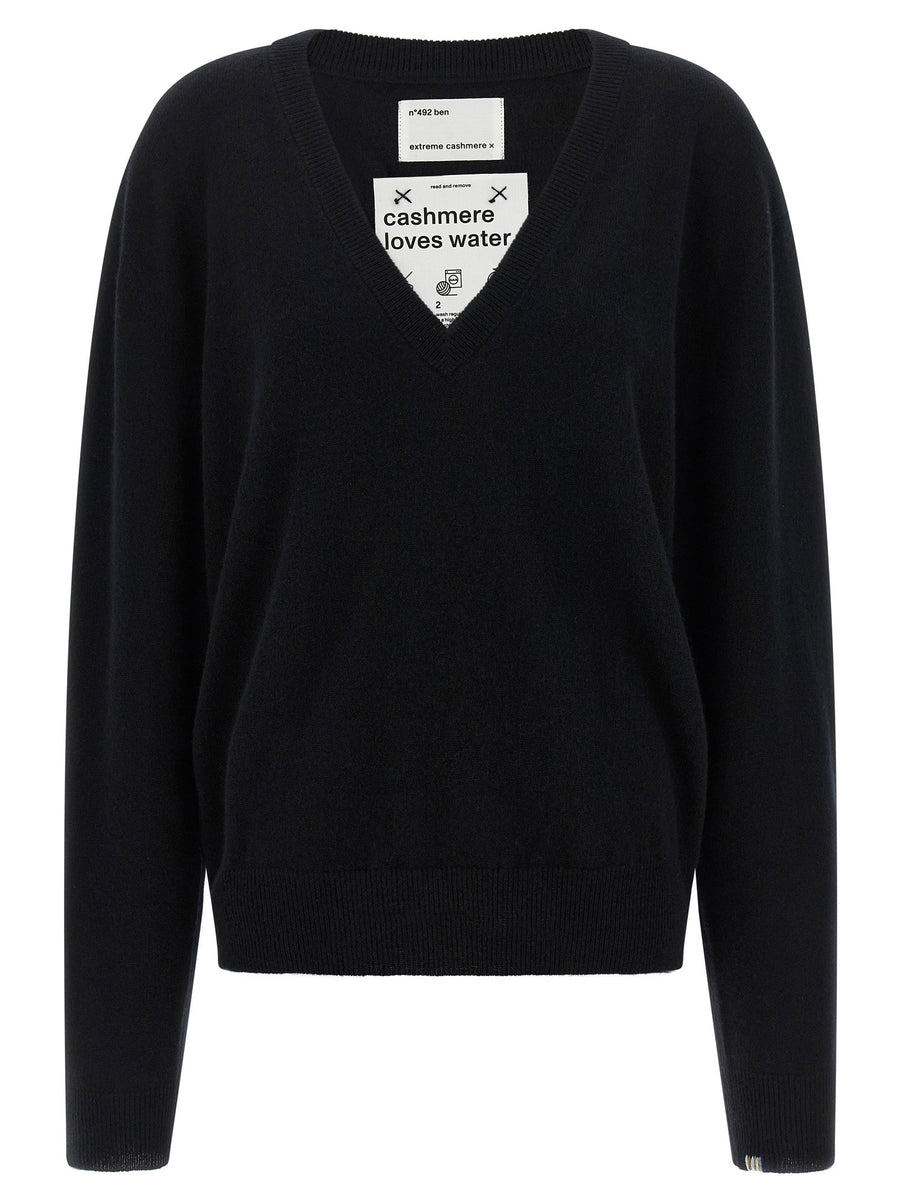 extreme cashmere كنزة — أسود
