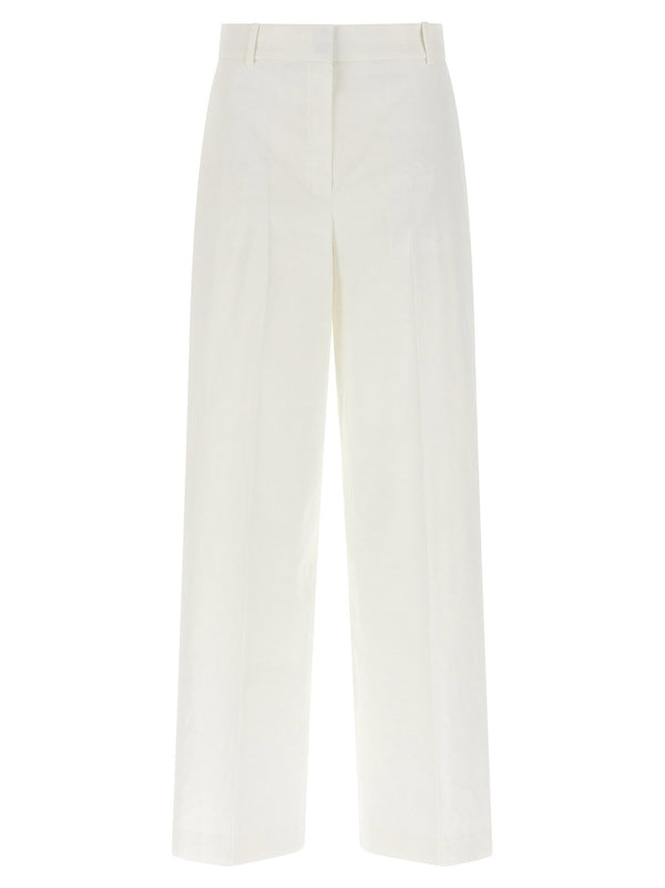 Theory HW Casual Trousers — Cream