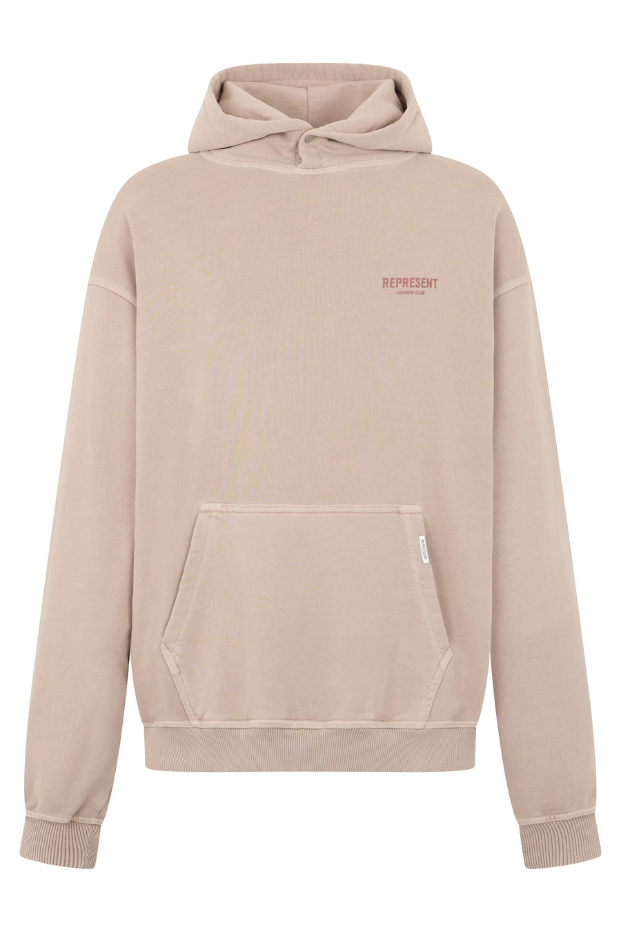 Hooded Sweatshirt Beige Cotton Jumpers